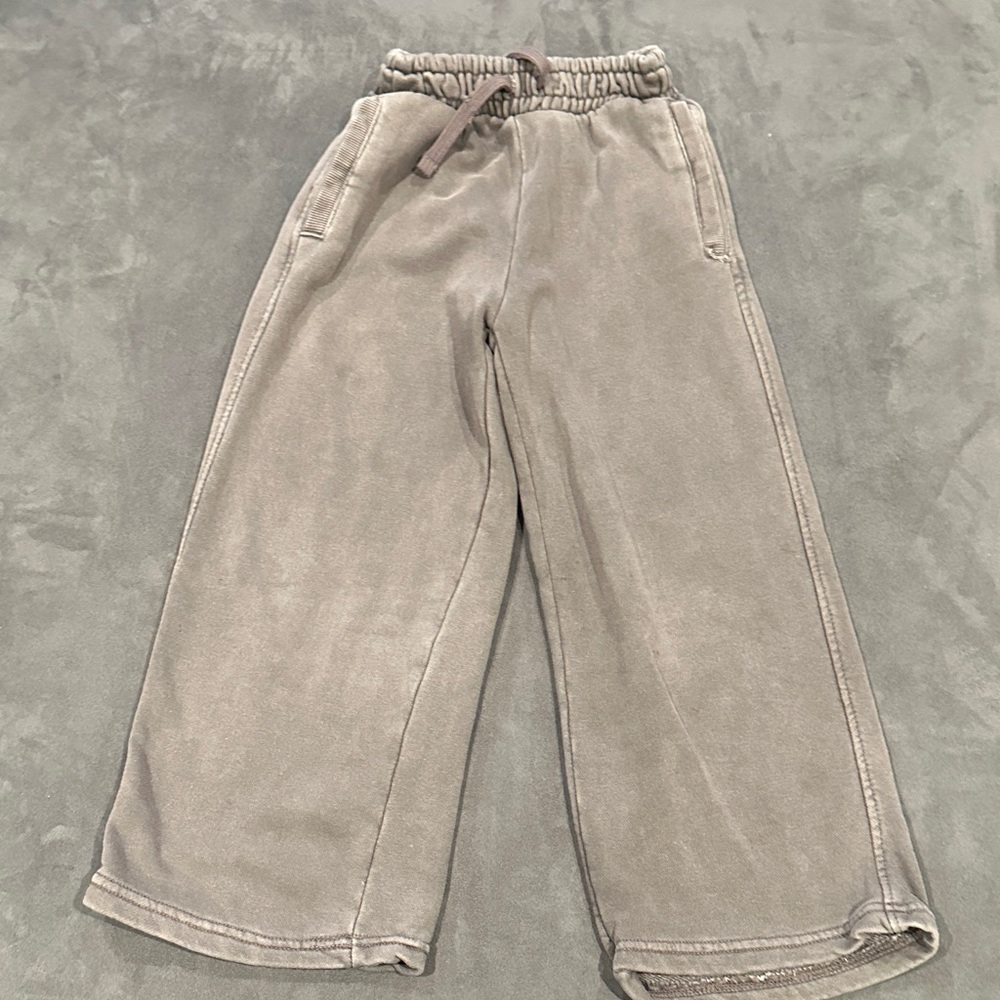 Zara Kids Grey Joggers with Elastic Waist